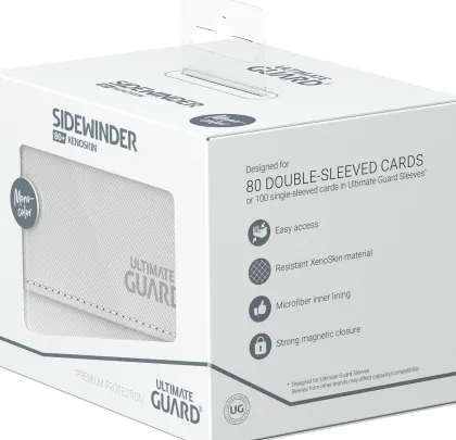 Ultimate Guard - Sidewinder 80+ XenoSkin Monocolor: White