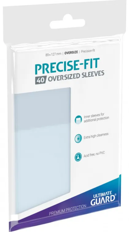 Ultimate Guard Sleeves Precise-Fit Oversized (40 stuks)