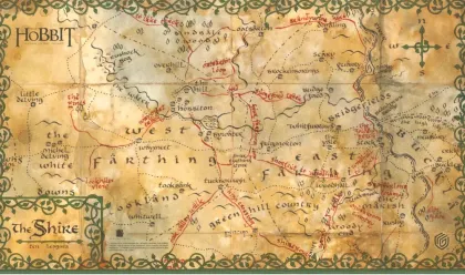 Ultimate Guard Stitched Edge Playmat - The Hobbit: The Shire