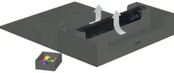Ultimate Guard SuperHive Flip Case 550+ Monocolor Grey