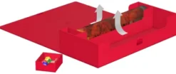 Ultimate Guard SuperHive Flip Case 550+ Monocolor Red