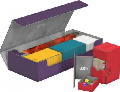 Ultimate Guard SuperHive Flip Case 550+ Purple