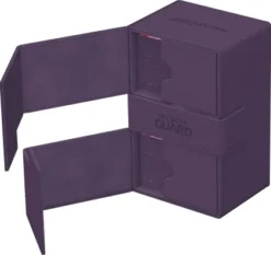 Ultimate Guard Twin Flip'n'Tray Deck Case 160+ XenoSkin Monocolor Purple