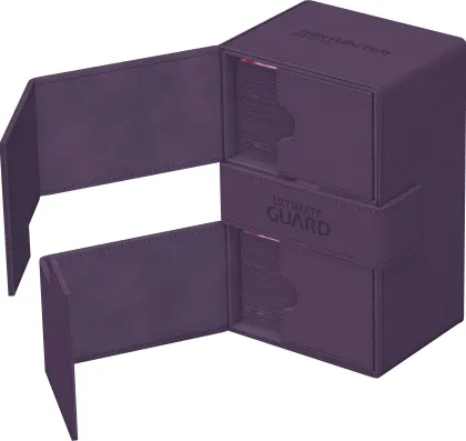 Ultimate Guard Twin Flip'n'Tray Deck Case 160+ XenoSkin Monocolor Purple