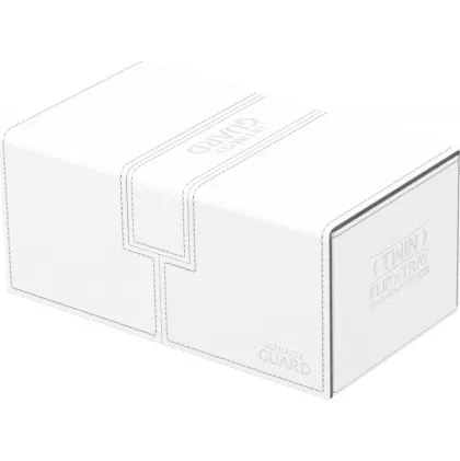 Ultimate Guard Twin Flip'n'Tray Deck Case 200+ XenoSkin White
