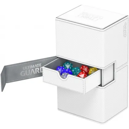 Ultimate Guard Twin Flip'n'Tray Deck Case 200+ XenoSkin White