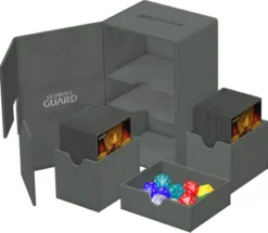 Ultimate Guard Twin Flip'n'Tray Deck Case 160+ XenoSkin Monocolor Grey