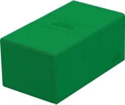 Ultimate Guard Twin Flip'n'Tray Deck Case 200+ XenoSkin Monocolor Green