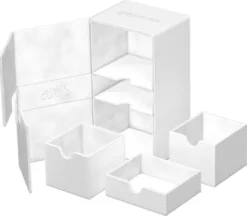 Ultimate Guard Twin Flip'n'Tray Deck Case 200+ XenoSkin Monocolor White
