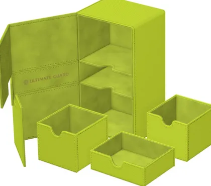 Ultimate Guard Twin Flip'n'Tray: 2025 Summer Edition - 200+ XenoSkin: Lime