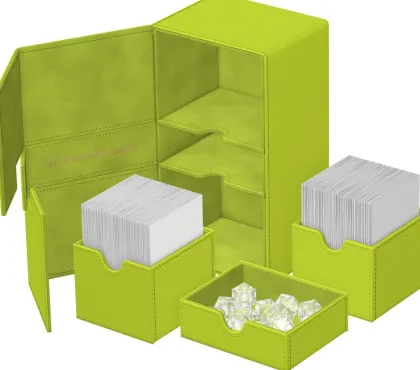 Ultimate Guard Twin Flip'n'Tray: 2025 Summer Edition - 200+ XenoSkin: Lime