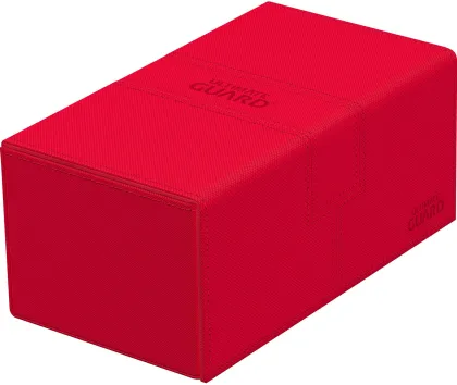 Ultimate Guard Twin Flip'n'Tray Deck Case 200+ XenoSkin Monocolor Red