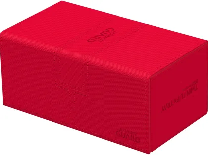 Ultimate Guard Twin Flip'n'Tray Deck Case 200+ XenoSkin Monocolor Red