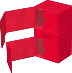 Ultimate Guard Twin Flip'n'Tray Deck Case 200+ XenoSkin Monocolor Red