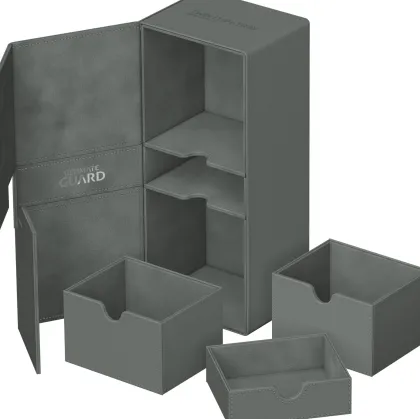 Ultimate Guard - Twin Flip'n'Tray 266+ XenoSkin: Grey