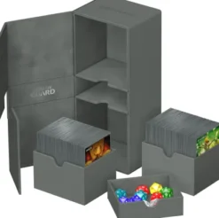 Ultimate Guard - Twin Flip'n'Tray 266+ XenoSkin: Grey