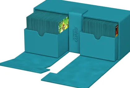 Ultimate Guard - Twin Flip'n'Tray 266+ XenoSkin: Petrol