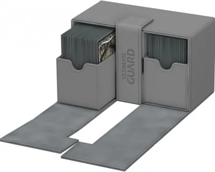 Ultimate Guard Twin Flip'n'Tray Deck Case 160+ XenoSkin Grey