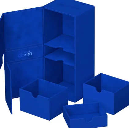 Ultimate Guard - Twin Flip'n'Tray 266+ XenoSkin: Blue