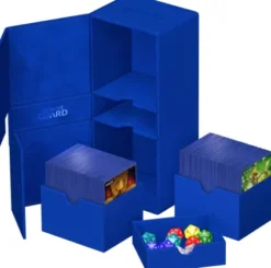 Ultimate Guard - Twin Flip'n'Tray 266+ XenoSkin: Blue