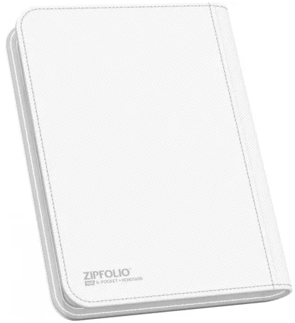 Ultimate Guard - Zipfolio 160 8-Pocket XenoSkin: White