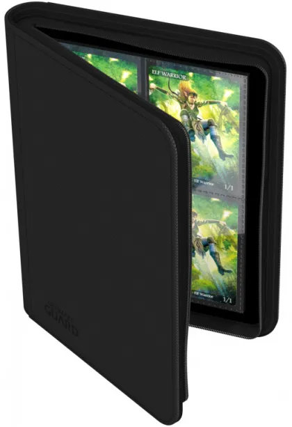 Ultimate Guard - Zipfolio 160 8-Pocket XenoSkin: Black