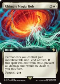 Ultimate Magic: Holy (foil) (extended art) - Final Fantasy Commander Varianten