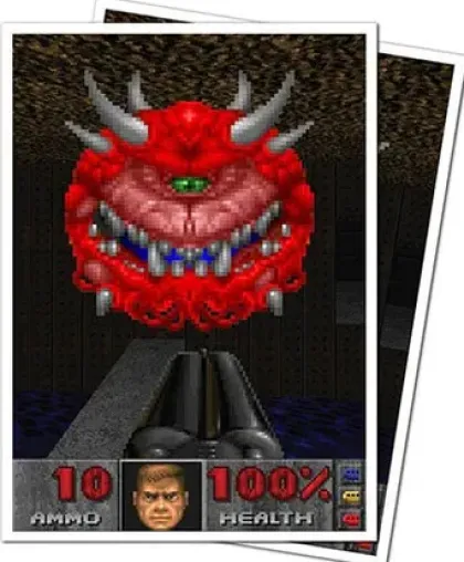 Ultra Pro APEX Sleeves - Doom: The Dark Ages: Cacodemon (100 stuks)