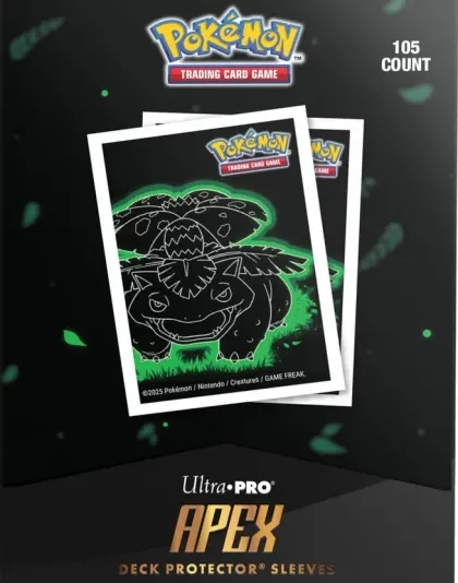 Ultra Pro APEX Sleeves - Pokémon Neon Kanto: Venusaur (105 stuks)