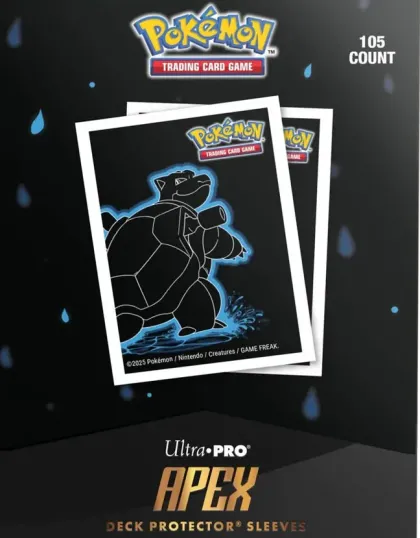 Ultra Pro APEX Sleeves - Pokémon Neon Kanto: Blastoise (105 stuks)