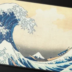 Ultra Pro Black Stitched Playmat: The Great Wave off Kanagawa