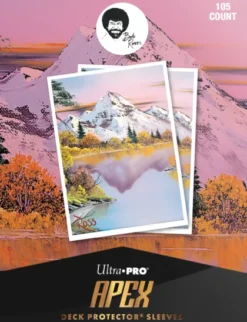 Ultra Pro - Bob Ross APEX Sleeves: Mighty Mountain Lake