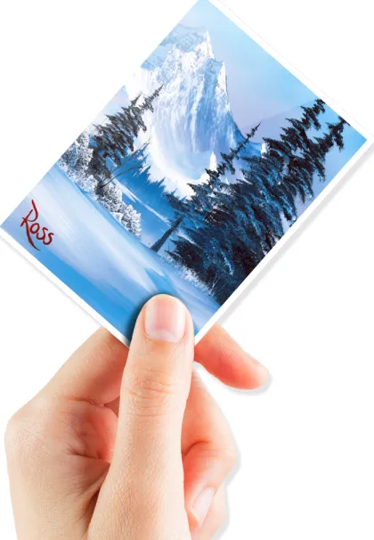 Ultra Pro - Bob Ross APEX Sleeves: Winter Paradise