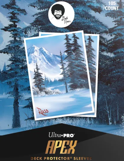 Ultra Pro - Bob Ross APEX Sleeves: Winter Paradise