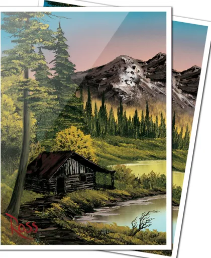Ultra Pro - Bob Ross APEX Sleeves: Mountain Retreat