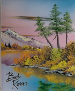 Ultra Pro - Bob Ross Premium Zippered 9-Pocket Pro Binder: Mighty Mountain Lake
