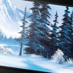 Ultra Pro - Bob Ross Stitched Playmat: Winter Paradise