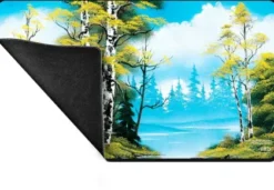 Ultra Pro - Bob Ross Stitched Playmat: Lakeside Path