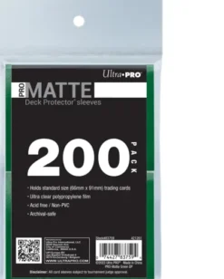 Ultra Pro - Deck Protectors Matte: Green (200 stuks)
