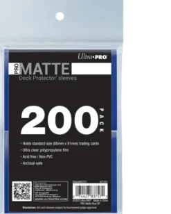 Ultra Pro - Deck Protectors Matte: Blue (200 stuks)