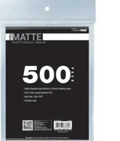 Ultra Pro - Deck Protectors Matte: Clear (500 stuks)