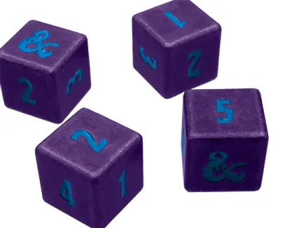 Ultra Pro Dungeons and Dragons - Heavy Metal Dice Set D6: Phandelver Campaign - Underdark (4 stuks)