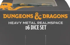 Ultra Pro Dungeons and Dragons - Heavy Metal Dice Set D6: Spelljammer Realmspace (4 stuks)