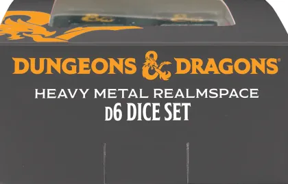Ultra Pro Dungeons and Dragons - Heavy Metal Dice Set D6: Spelljammer Realmspace (4 stuks)