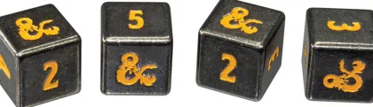 Ultra Pro Dungeons and Dragons - Heavy Metal Dice Set D6: Spelljammer Realmspace (4 stuks)