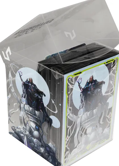 Ultra Pro - Edge of Eternities Deckbox + Sleeves:Tezzeret, Cruel Captain