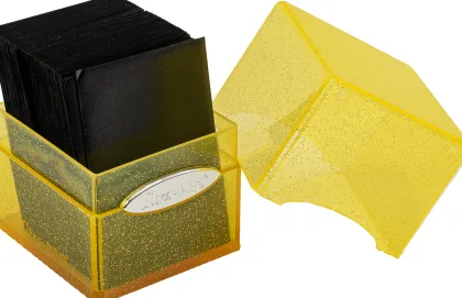 Ultra Pro - Glitter Satin Cube Deckbox: Yellow