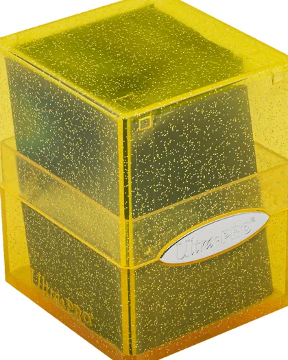 Ultra Pro - Glitter Satin Cube Deckbox: Yellow