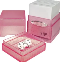 Ultra Pro - Glitter Satin Tower Deckbox: Pink
