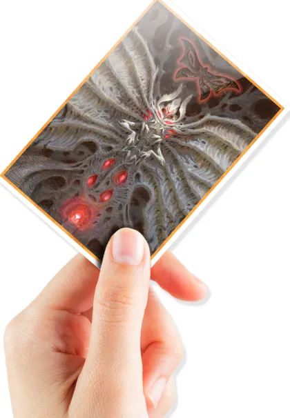 Ultra Pro Magic: The Gathering - Duskmourn: House of Horror APEX Sleeves: Valgavoth, Terror Eater (100 stuks)